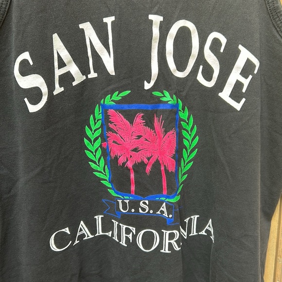 Vintage Volunteer Knit Apparel San Jose California Tank Top - Picture 3 of 8